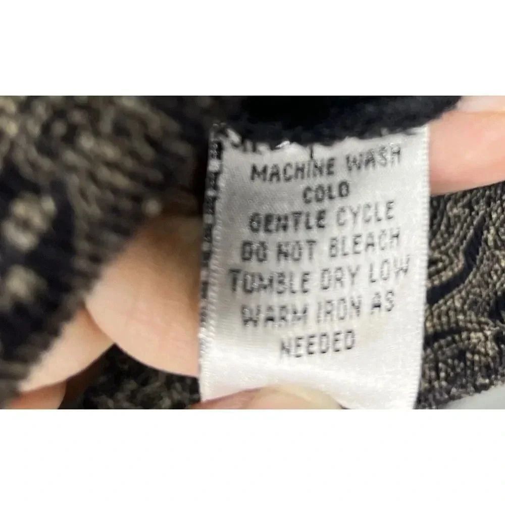 Hannah Corduroy Jacket Size Large Brown Black Metal Button Pocket - Picture 7 of 10